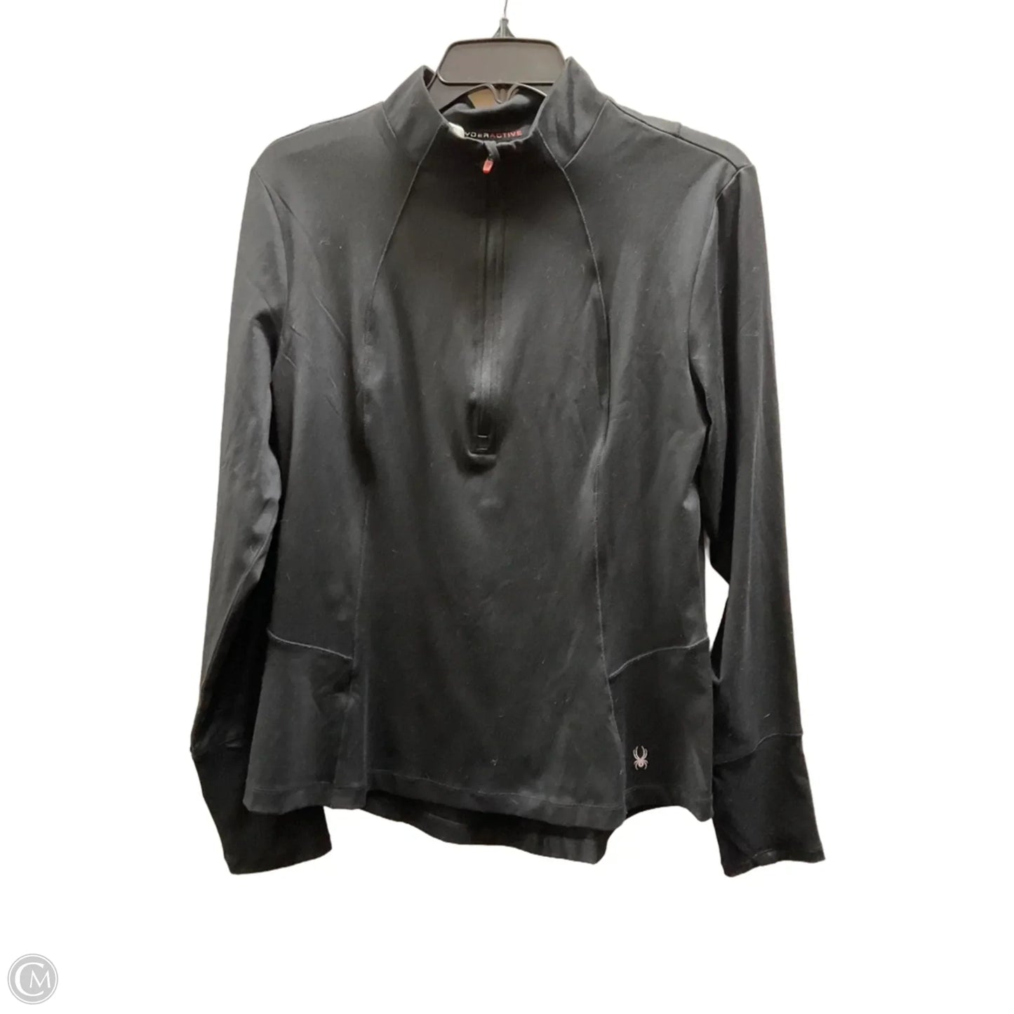 Athletic Jacket By Spyder In Black, Size: L