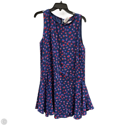 Dress Casual Midi By Clothes Mentor In Blue & Red, Size: M