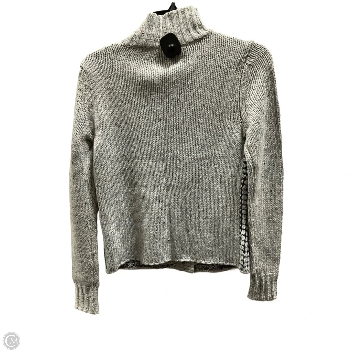 Sweater Cardigan By Cabi In Black & Grey, Size: Xs