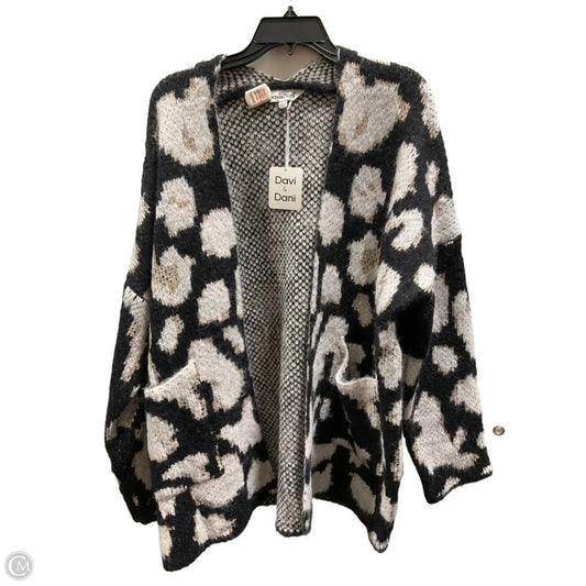 Sweater Cardigan By Davi & Dani In Leopard Print, Size: L
