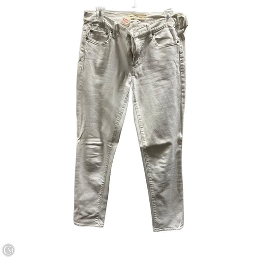 Jeans Straight By Gap In White, Size: 8