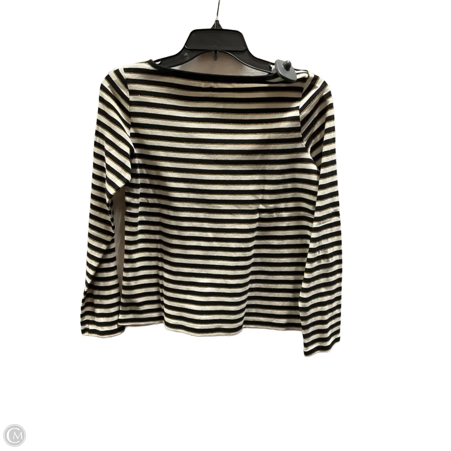 Top Long Sleeve By Talbots In Striped Pattern, Size: S