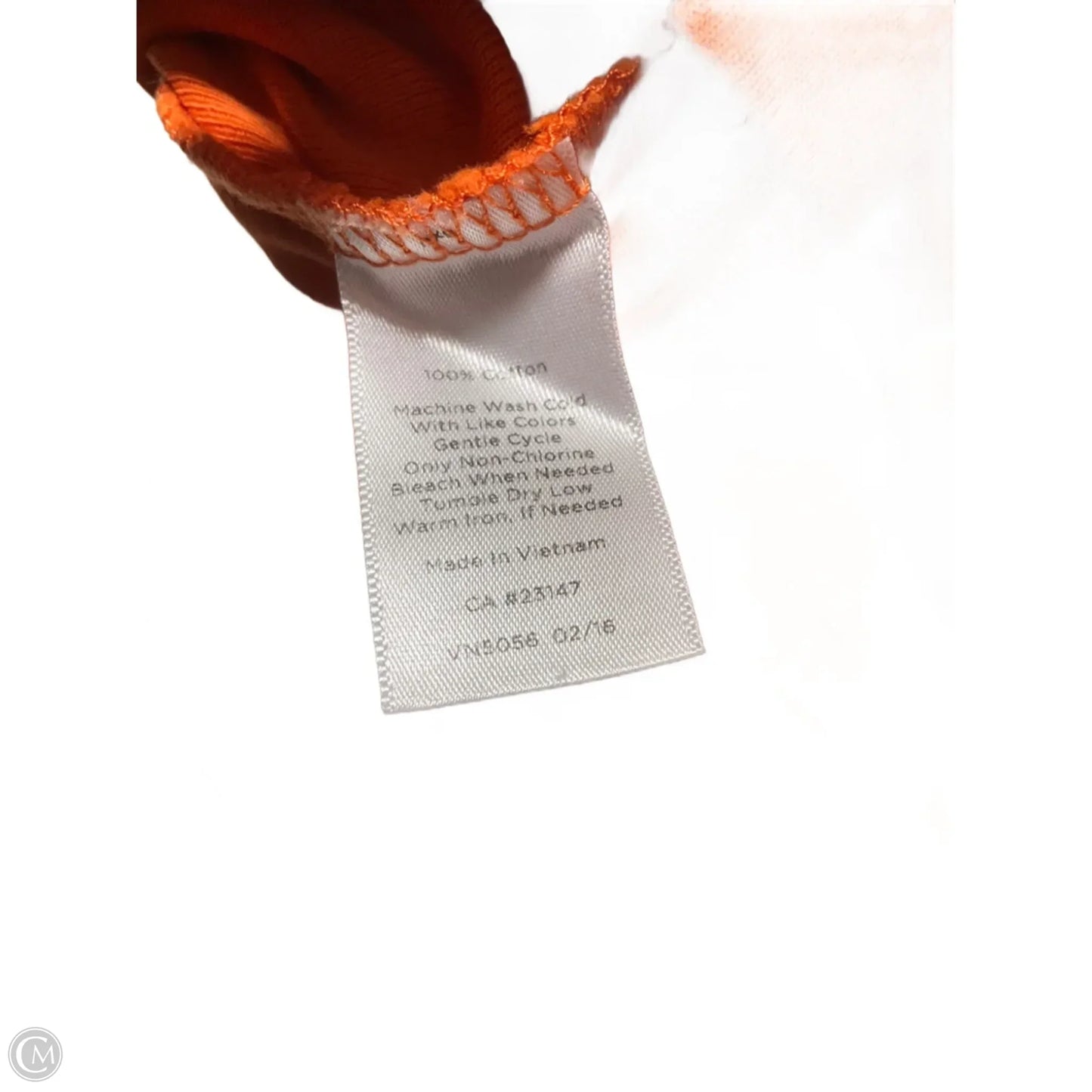 Top Long Sleeve By Talbots In Orange, Size: M