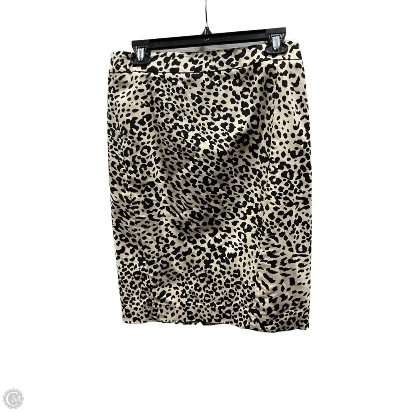 Skirt Midi By Loft In Leopard Print, Size: 4