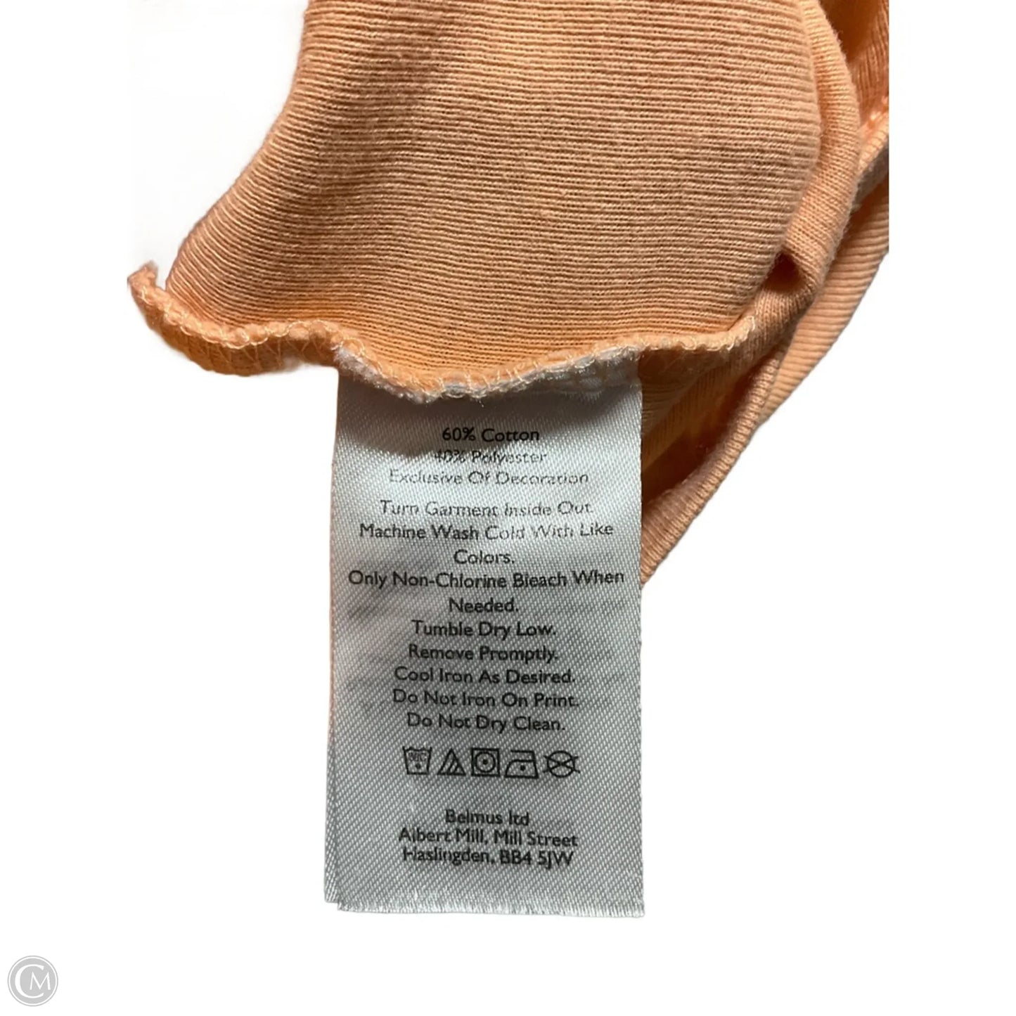 Top Short Sleeve Basic By Eddie Bauer In Orange, Size: S