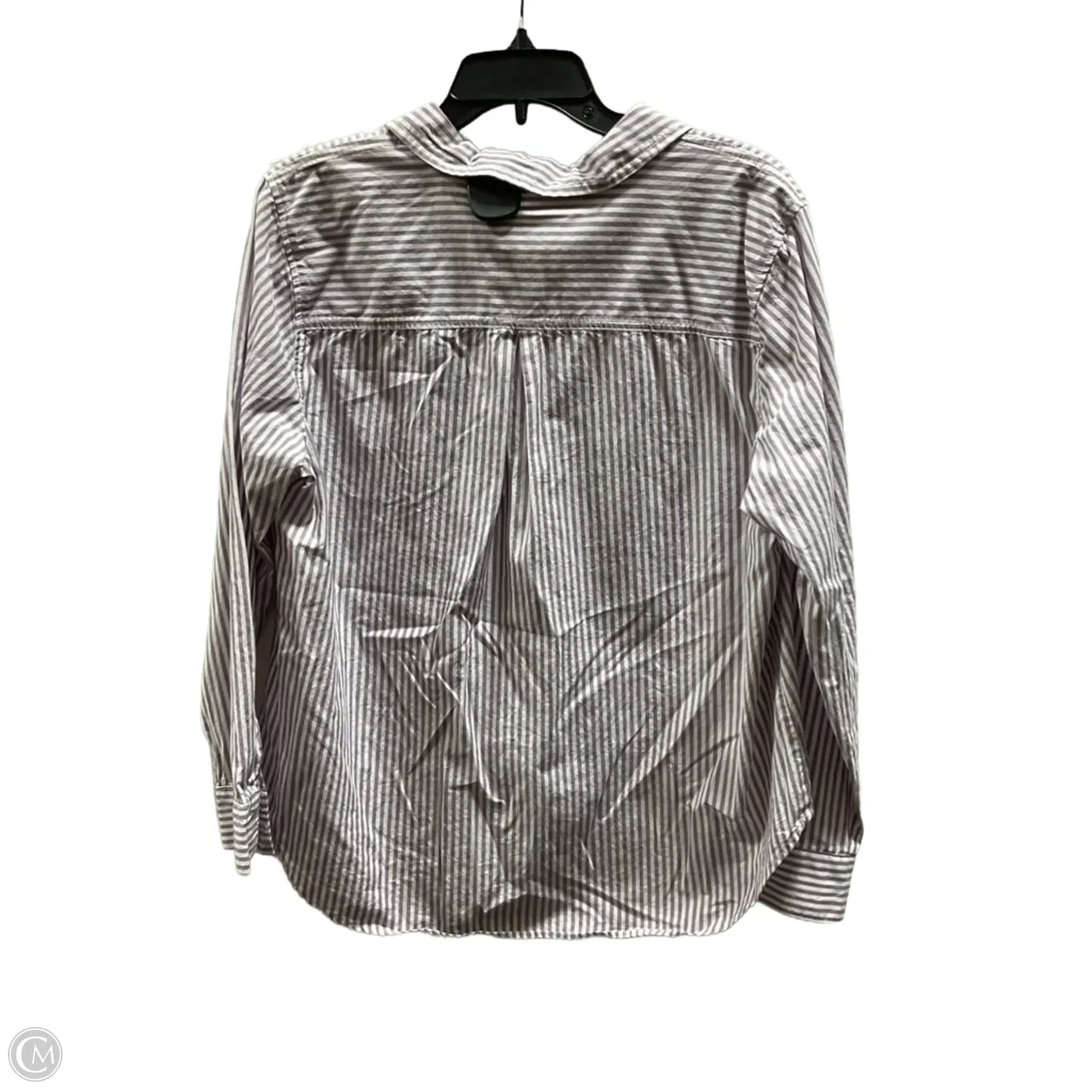 Blouse Long Sleeve By Maurices In Purple, Size: L