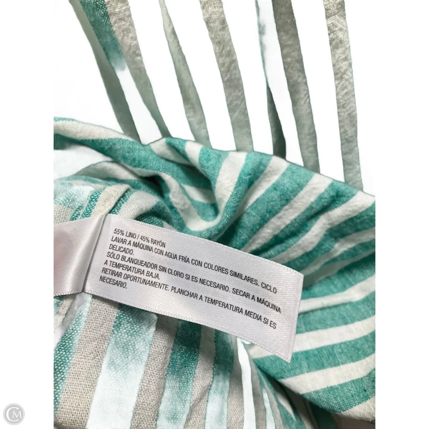 Blouse Long Sleeve By Universal Thread In Green, Size: L