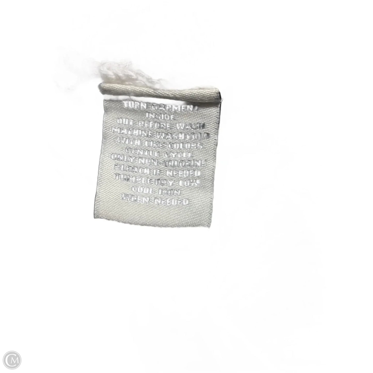 Top Long Sleeve By C And C In Blue & White, Size: Xl