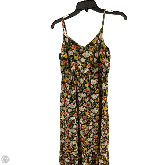Dress Casual Maxi By J. Crew In Green & Yellow, Size: S