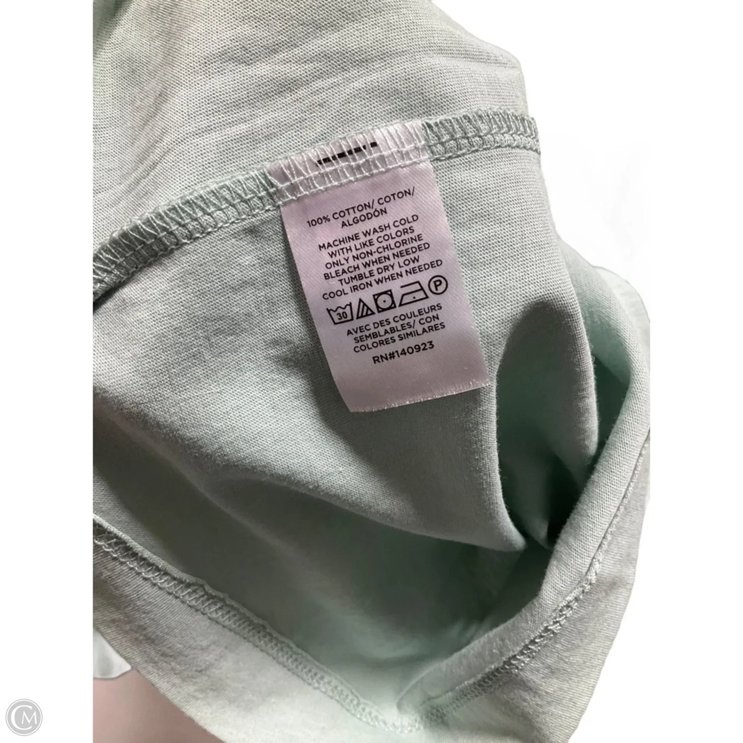 Top Sleeveless By Loft In Green, Size: S
