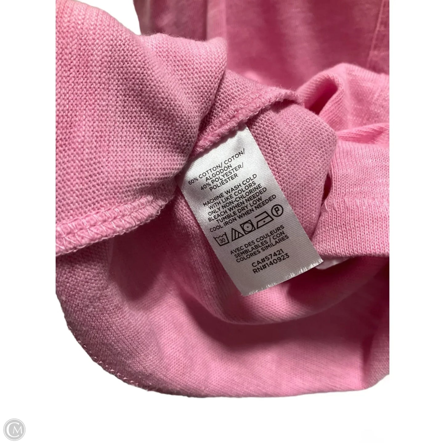Top Sleeveless By Loft In Pink, Size: S