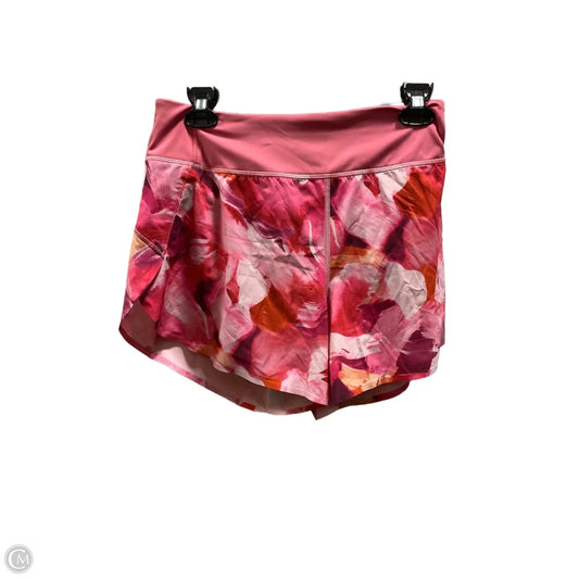 Athletic Shorts By Athleta In Pink & Purple, Size: M