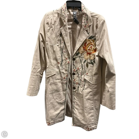 Jacket Other By Cmb In Tan, Size: M