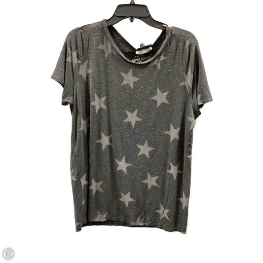 Top Short Sleeve By Torrid In Grey, Size: 1x