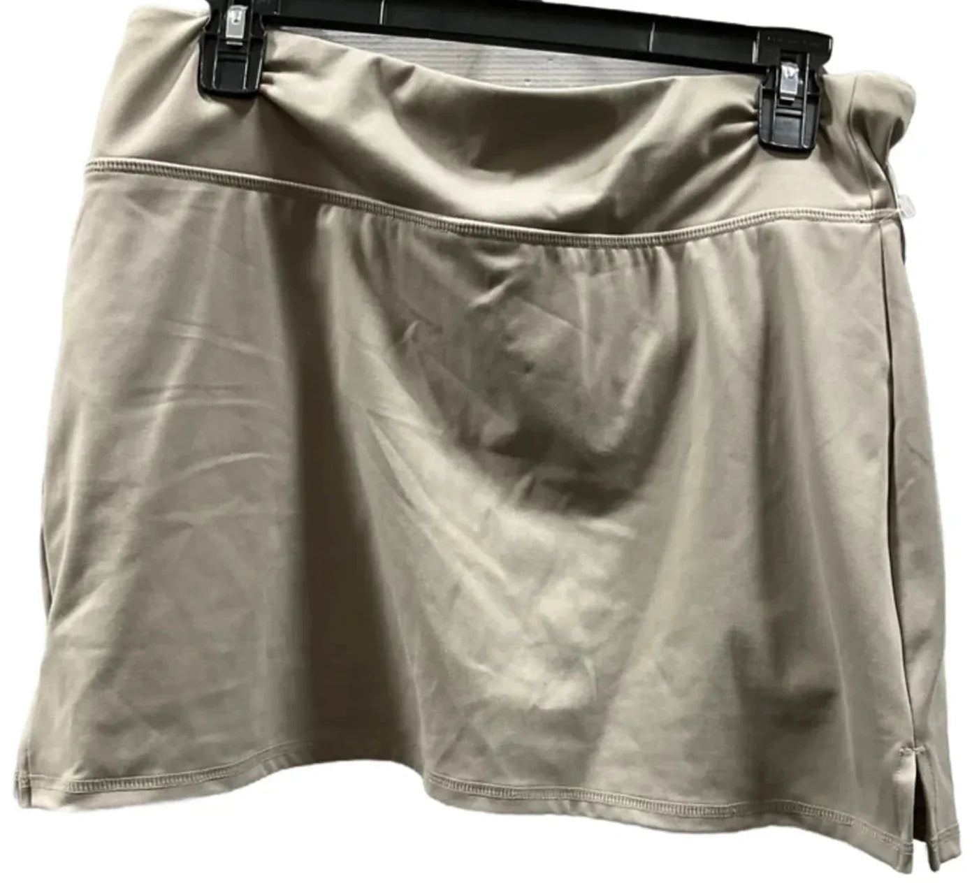 Athletic Skort By Calvin Klein Performance In Beige, Size: L