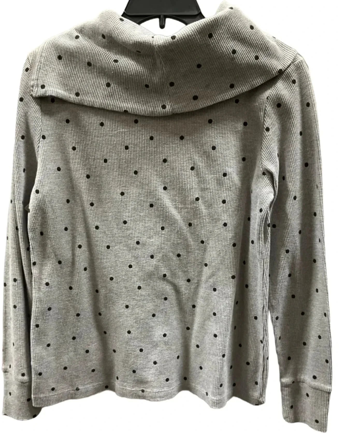 Top Long Sleeve By Izod In Polkadot Pattern, Size: L