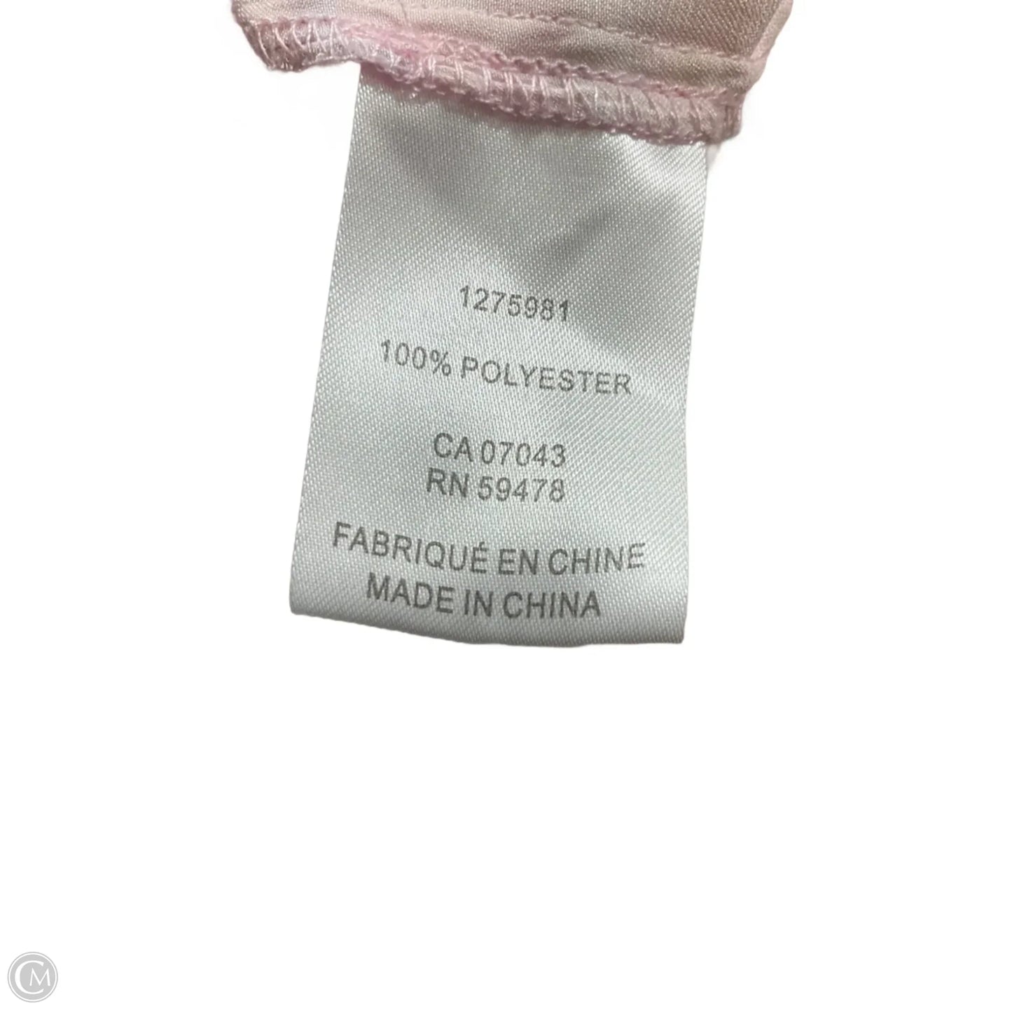 Top Short Sleeve By Rachel Zoe In Pink, Size: Xl