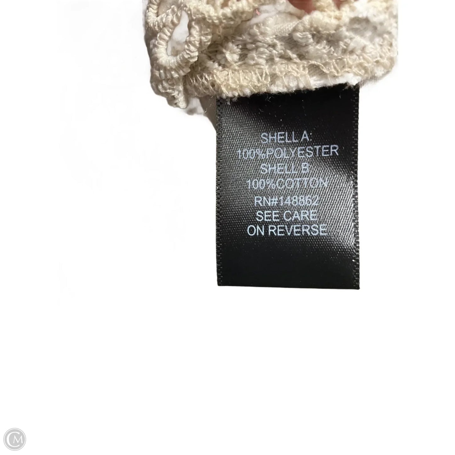 Jacket Shirt By Torrid In Cream, Size: L