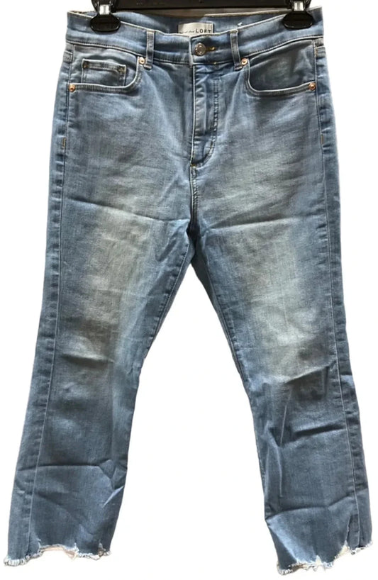 Jeans Cropped By Loft In Blue, Size: 4