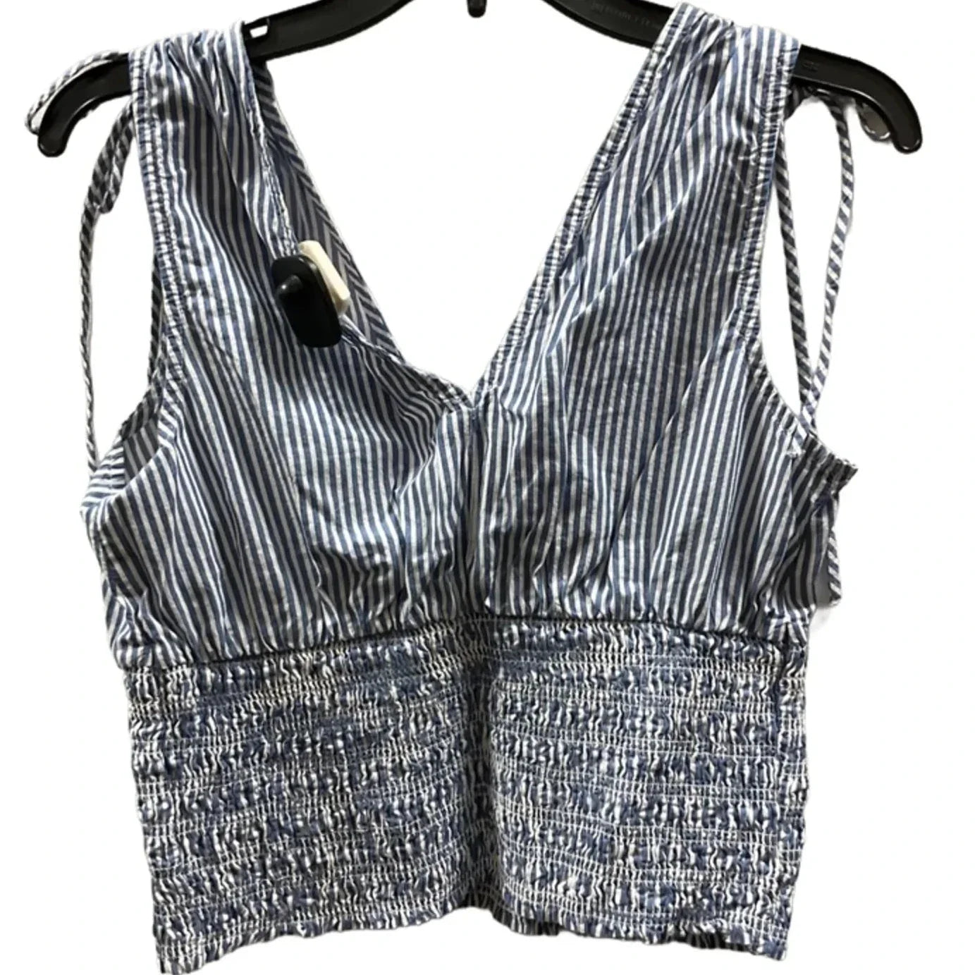 Top Sleeveless By Gap In Blue & White, Size: S