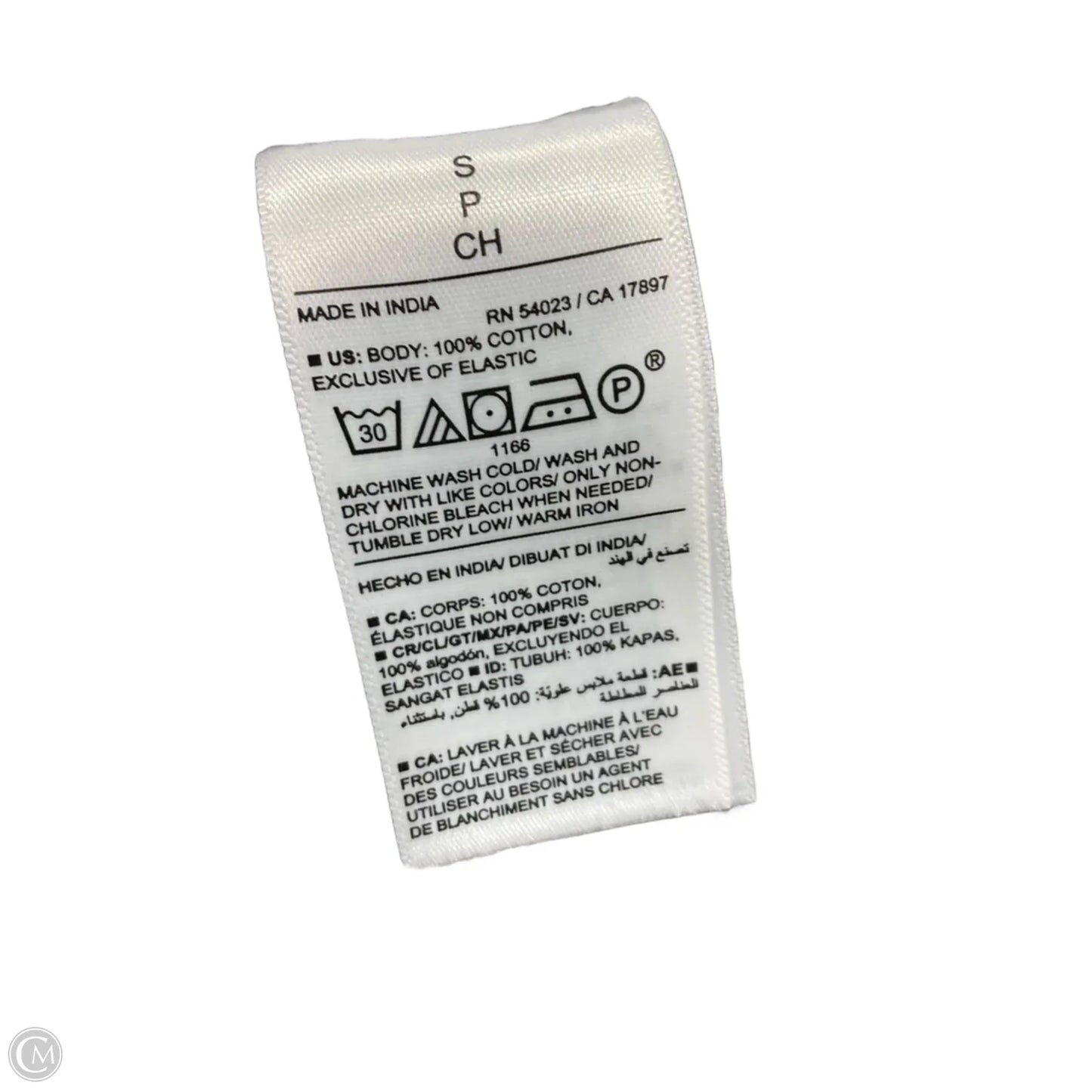 Top Sleeveless By Gap In Blue & White, Size: S