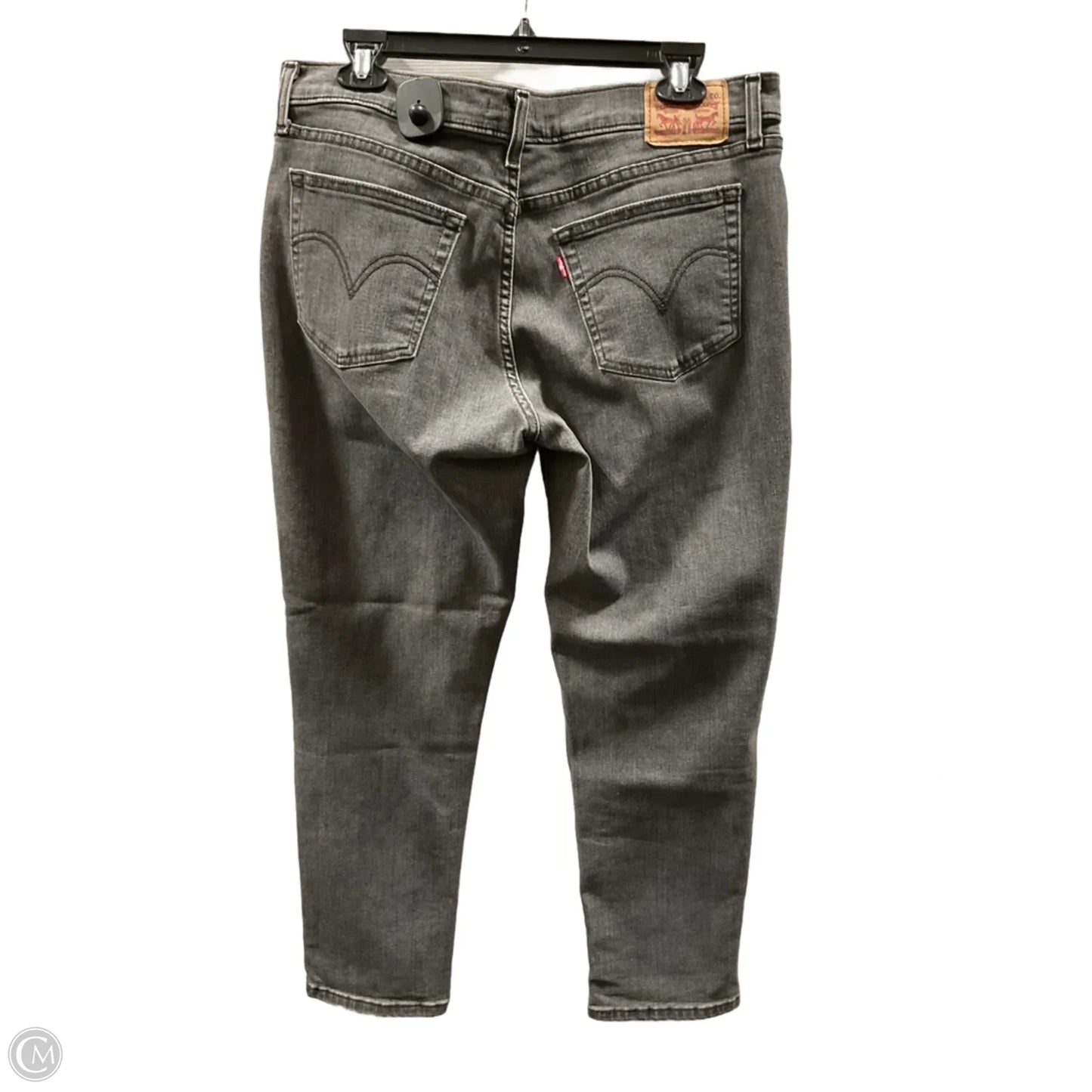 Jeans Boot Cut By Levis In Grey, Size: L