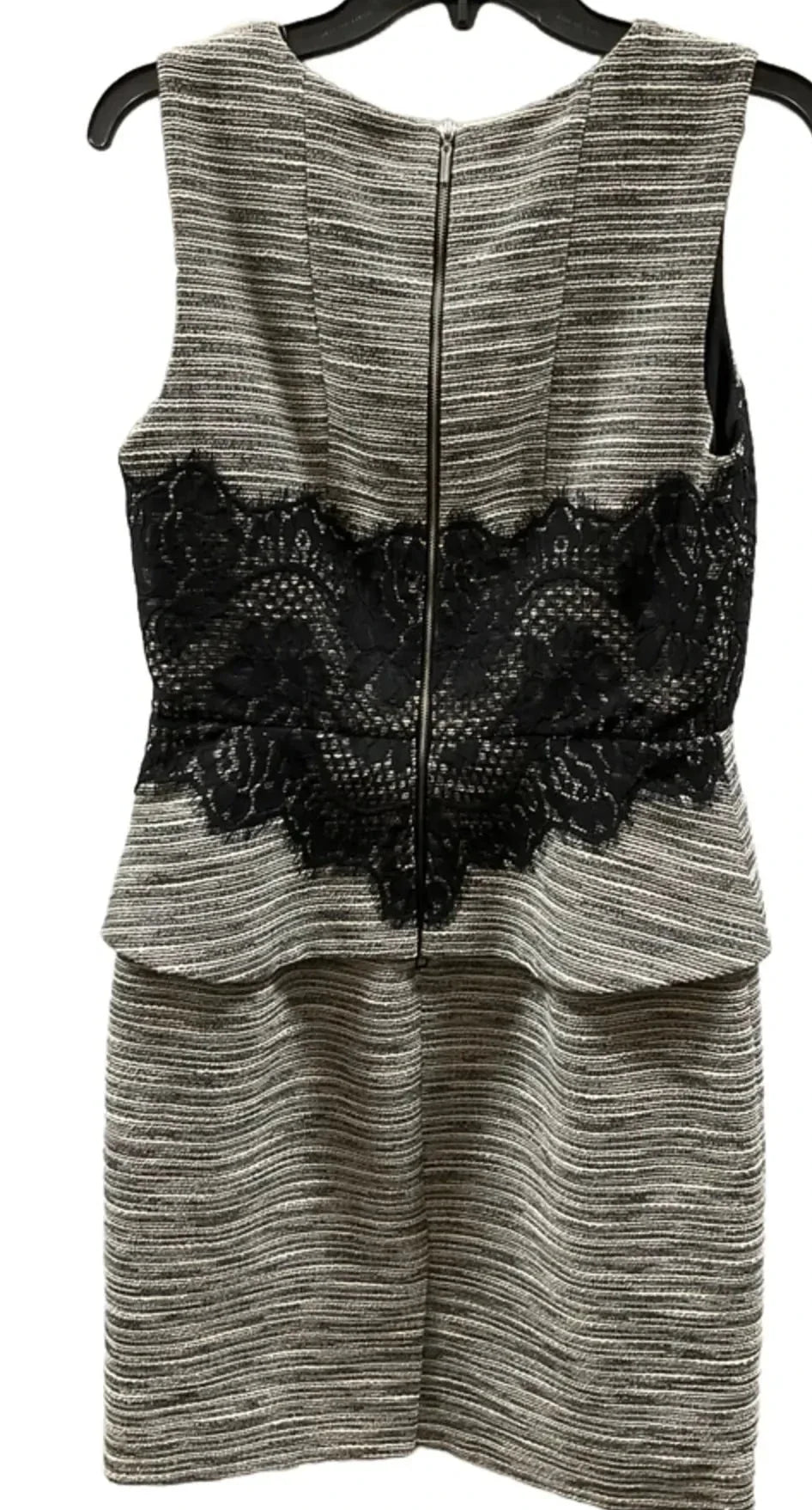 Dress Casual Midi By Antonio Melani In Black & Cream, Size: 6