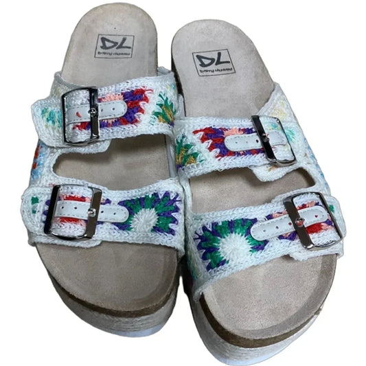 Sandals Heels Block By Jennifer Lopez In Black, Size: 8