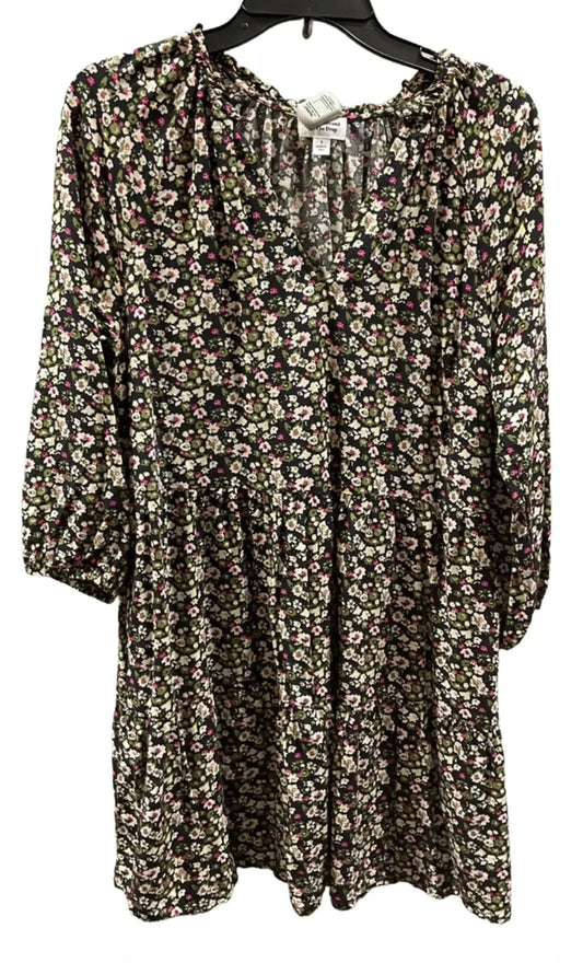Dress Casual Midi By Cmf In Floral Print, Size: S