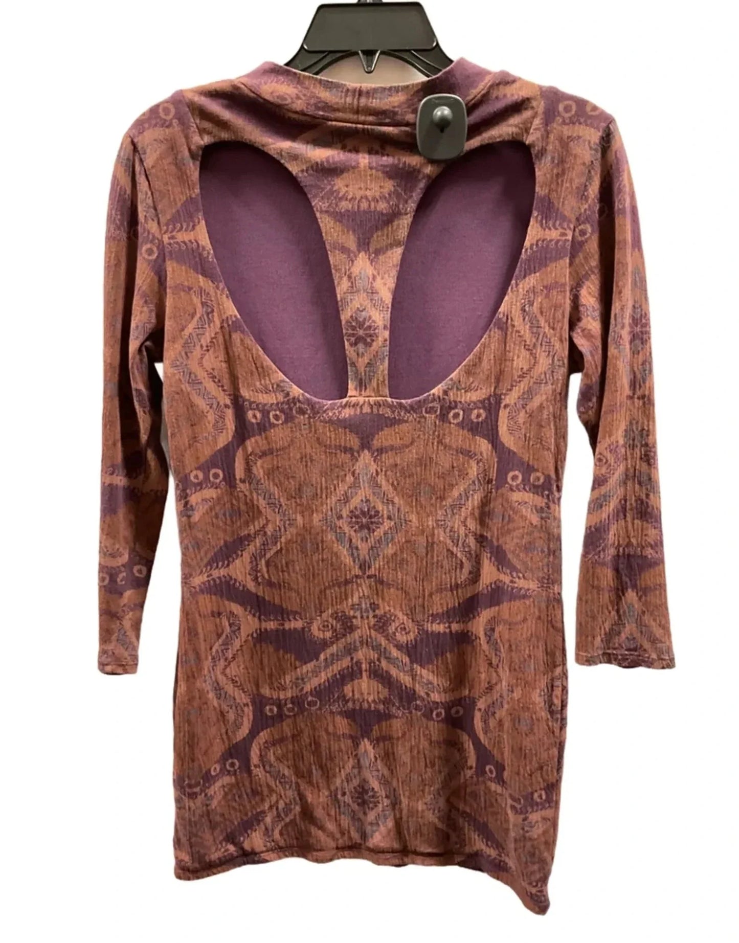 Dress Casual Short By Free People In Orange & Purple, Size: M