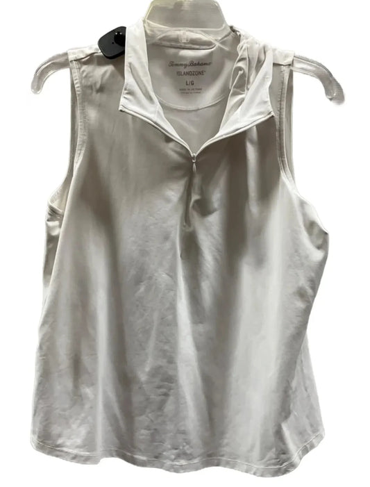 Athletic Tank Top By Tommy Bahama In White, Size: L