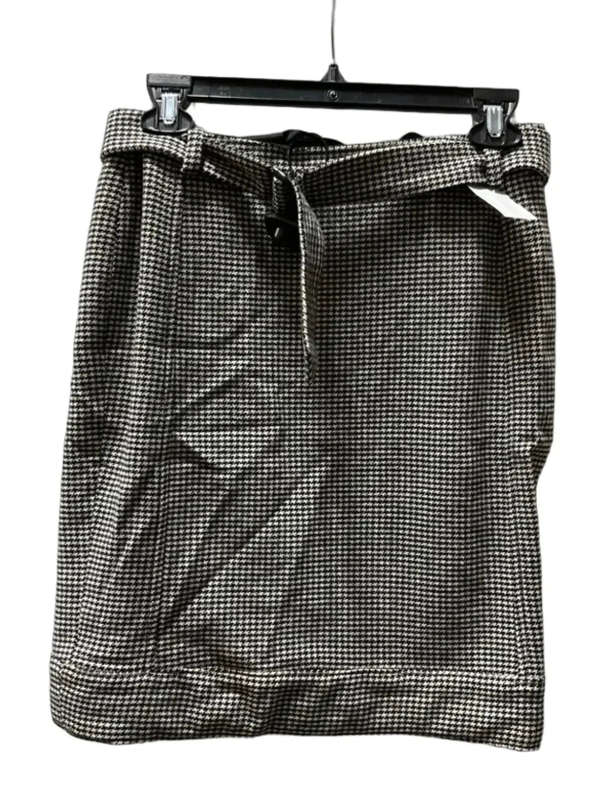 Skirt Designer By Max Mara In Black & Cream, Size: M