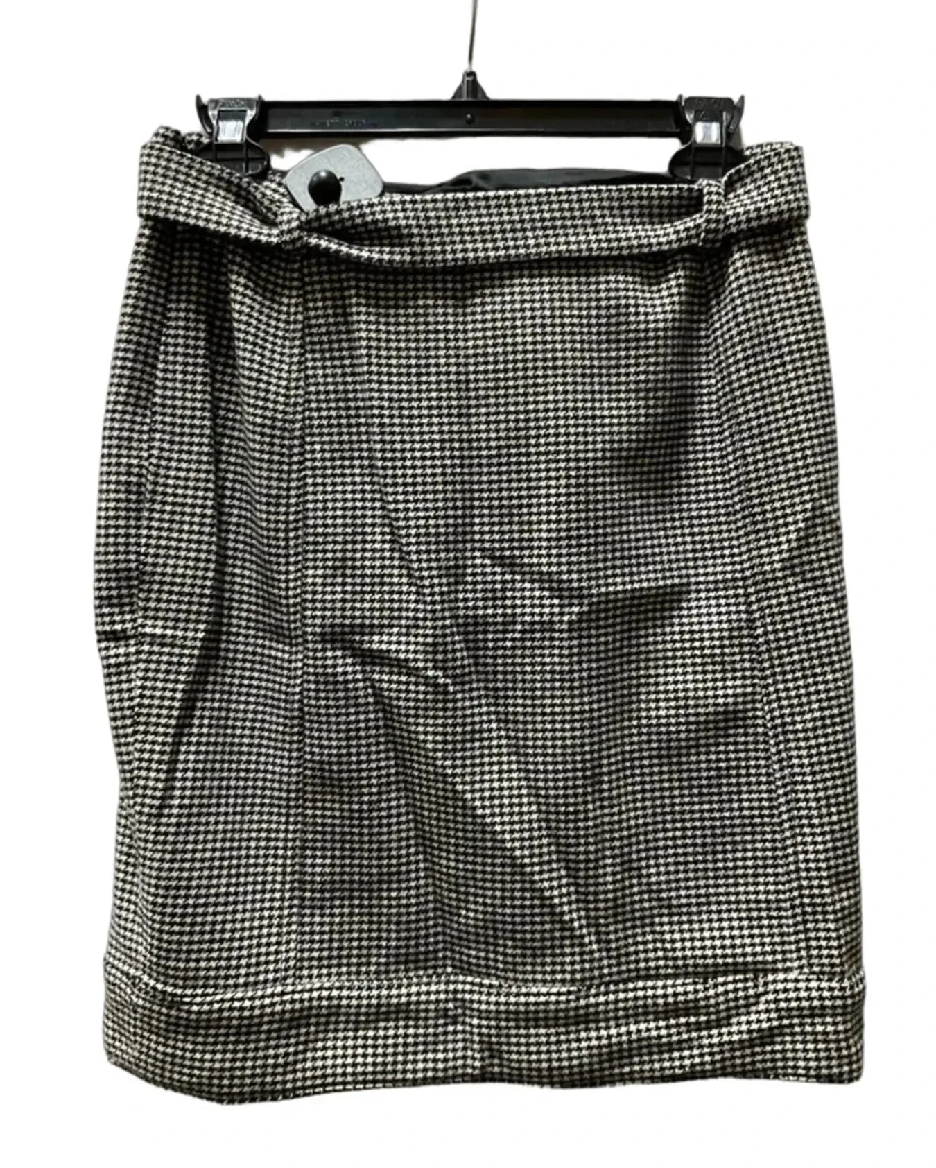 Skirt Designer By Max Mara In Black & Cream, Size: M