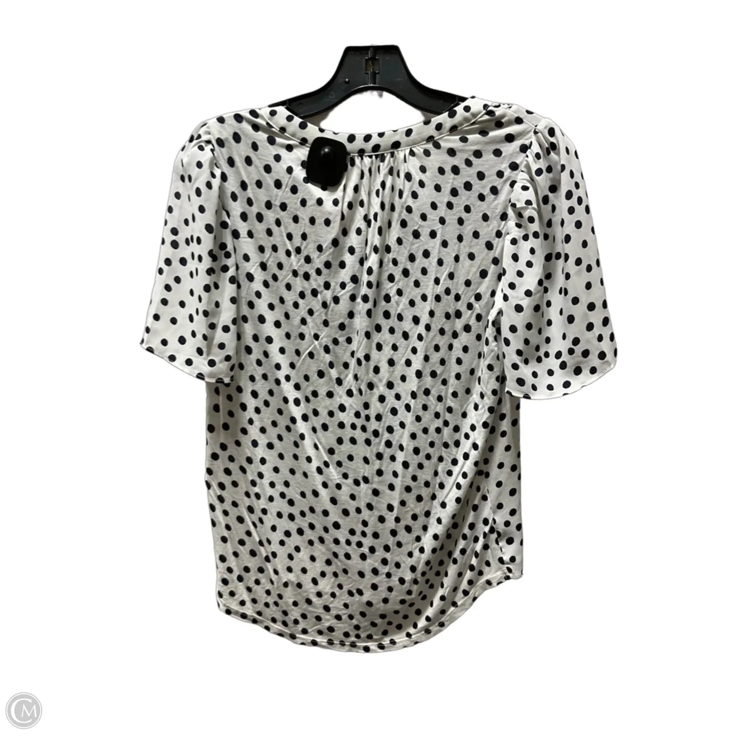 Top Short Sleeve By Loft In Polkadot Pattern, Size: Xs