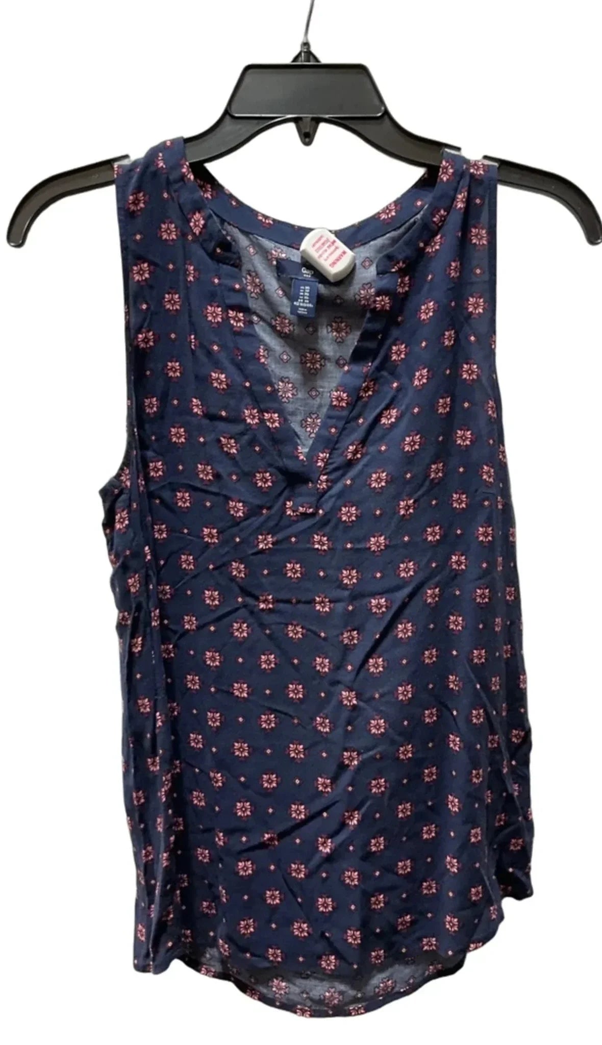 Top Sleeveless By Gap In Blue & Red, Size: Xs