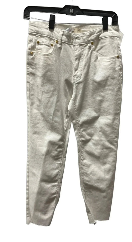 Jeans Straight By Oat In Cream, Size: 4