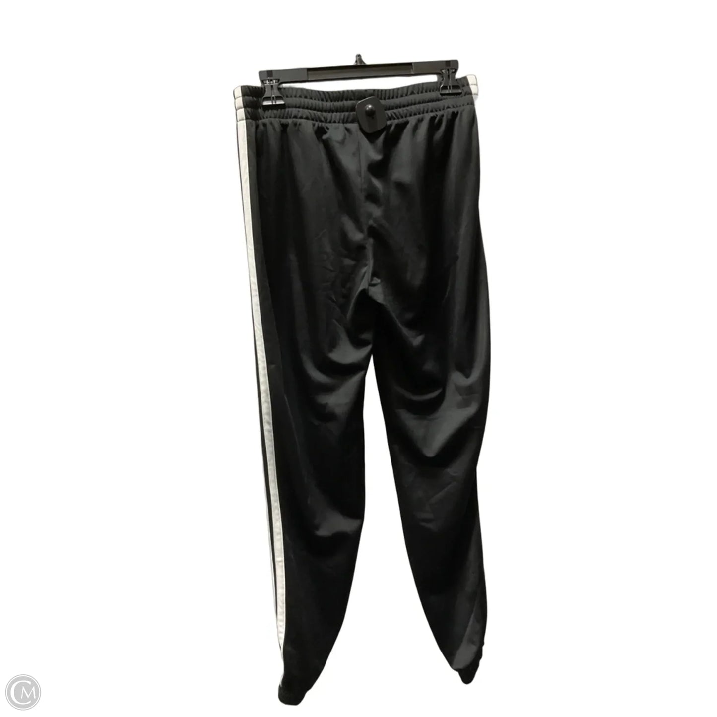 Athletic Pants By Adidas In Black & White, Size: M