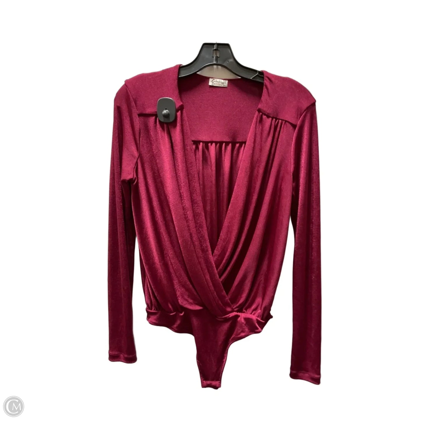 Top Long Sleeve By Free People In Pink, Size: M