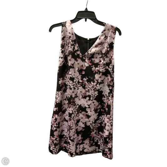 Dress Casual Midi By Banana Republic In Pink & Purple, Size: 10