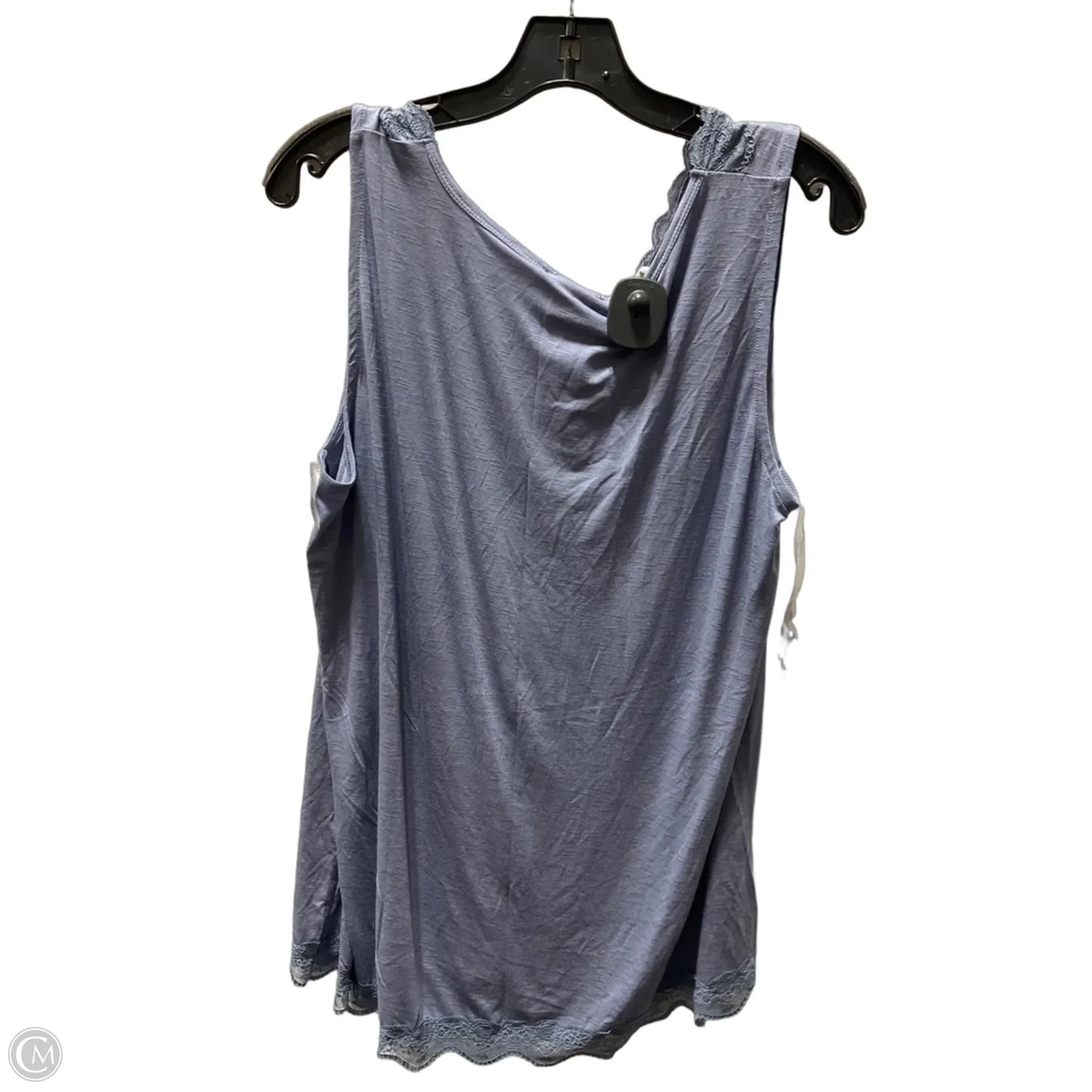 Top Sleeveless By Lane Bryant In Blue, Size: 2x