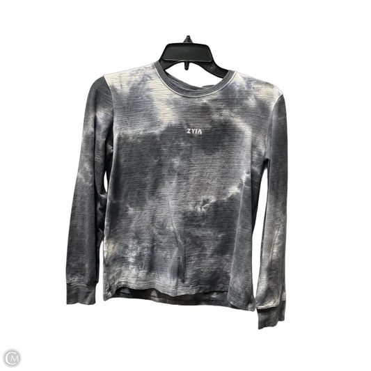 Athletic Top Long Sleeve Crewneck By Zyia In Grey, Size: S