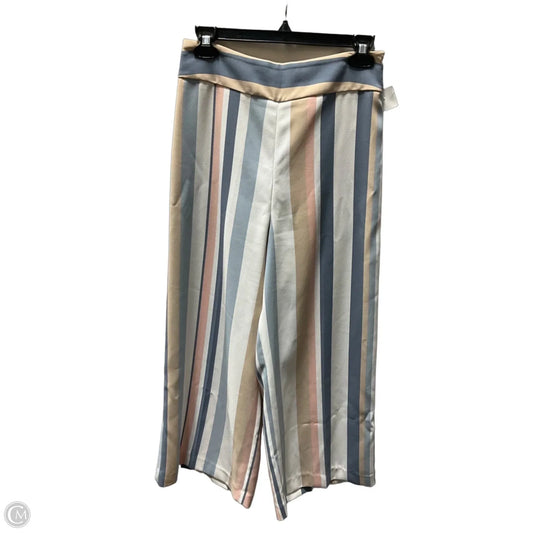 Pants Wide Leg By Express In Striped Pattern, Size: 4