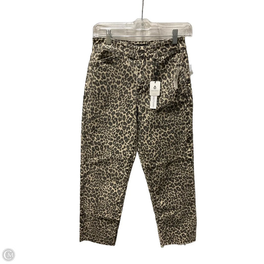 Jeans Straight By Sanctuary In Leopard Print, Size: 2