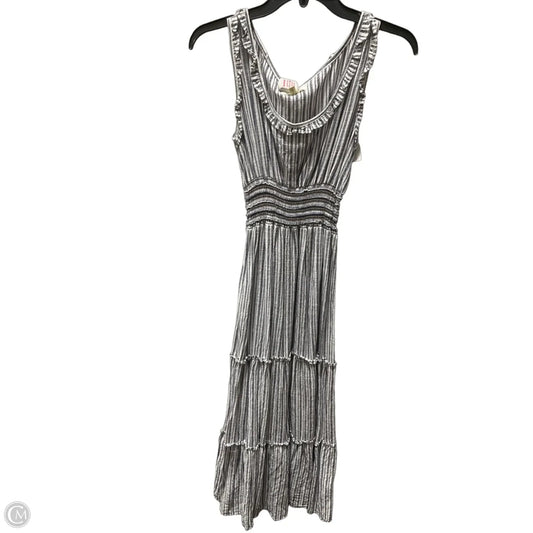 Dress Casual Midi By Max Studio In Blue & White, Size: S