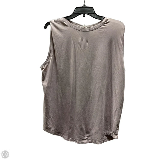 Athletic Tank Top By Lululemon In Grey, Size: 12