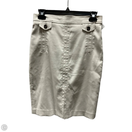 Skirt Midi By Ann Taylor In Beige, Size: 0