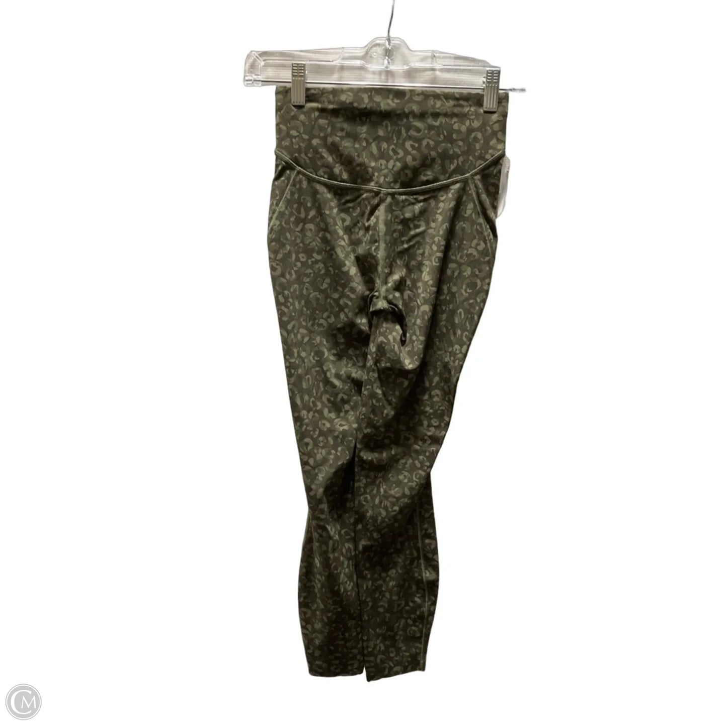 Athletic Leggings By Lululemon In Green, Size: 4