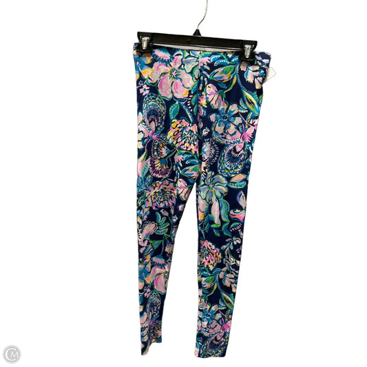 Pants Designer By Lilly Pulitzer In Floral Print, Size: Xl