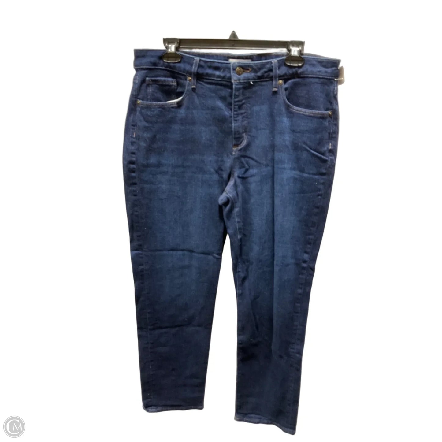 Jeans Boyfriend By Loft In Blue, Size: 14