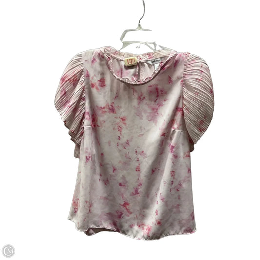 Top Short Sleeve By Nine West Apparel In Pink, Size: Xl